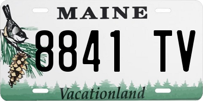ME license plate 8841TV