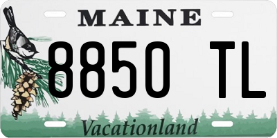 ME license plate 8850TL