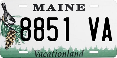 ME license plate 8851VA