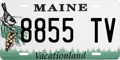 ME license plate 8855TV