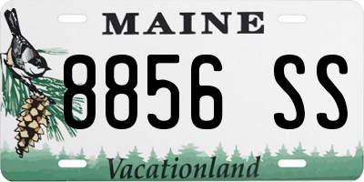 ME license plate 8856SS