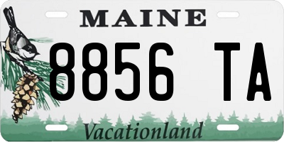 ME license plate 8856TA
