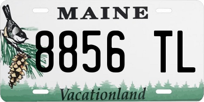 ME license plate 8856TL