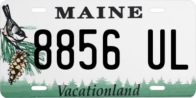 ME license plate 8856UL