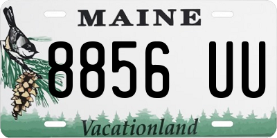 ME license plate 8856UU