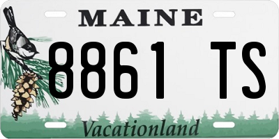 ME license plate 8861TS