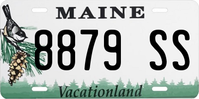 ME license plate 8879SS