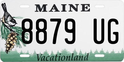 ME license plate 8879UG