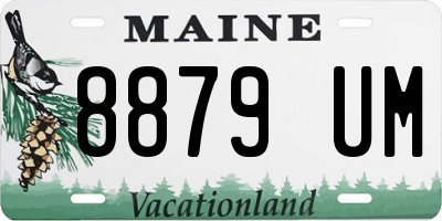 ME license plate 8879UM