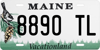 ME license plate 8890TL