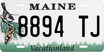 ME license plate 8894TJ