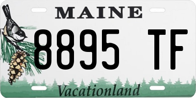 ME license plate 8895TF