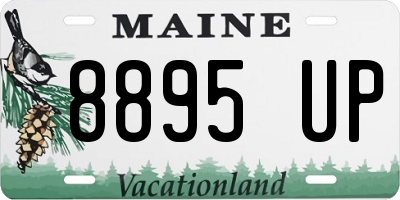 ME license plate 8895UP