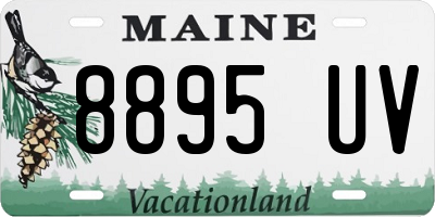 ME license plate 8895UV