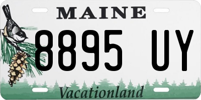 ME license plate 8895UY