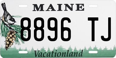 ME license plate 8896TJ