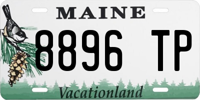 ME license plate 8896TP
