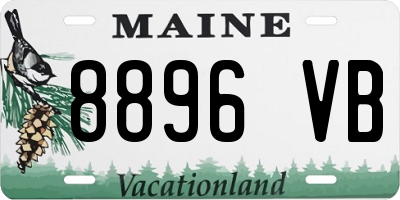 ME license plate 8896VB