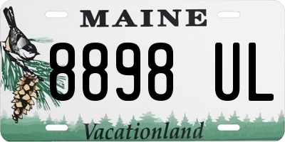 ME license plate 8898UL