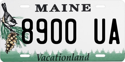 ME license plate 8900UA