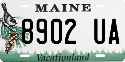 ME license plate 8902UA