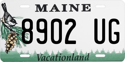 ME license plate 8902UG