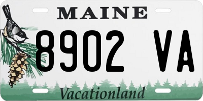 ME license plate 8902VA