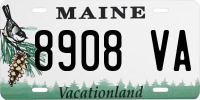 ME license plate 8908VA