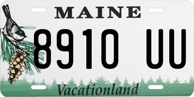 ME license plate 8910UU