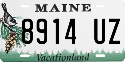 ME license plate 8914UZ