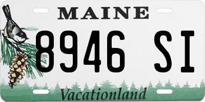 ME license plate 8946SI