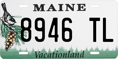 ME license plate 8946TL