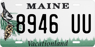 ME license plate 8946UU