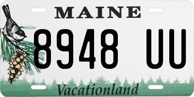 ME license plate 8948UU