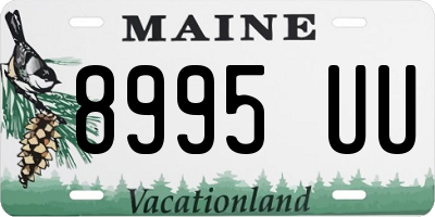 ME license plate 8995UU