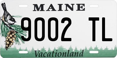 ME license plate 9002TL