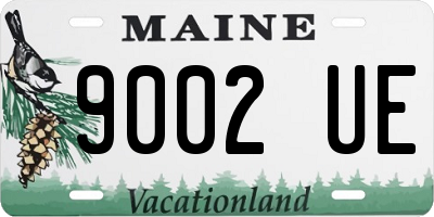 ME license plate 9002UE