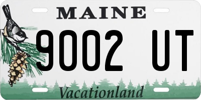 ME license plate 9002UT