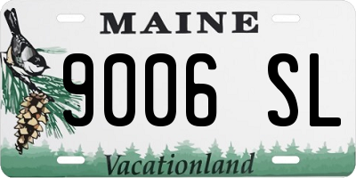 ME license plate 9006SL