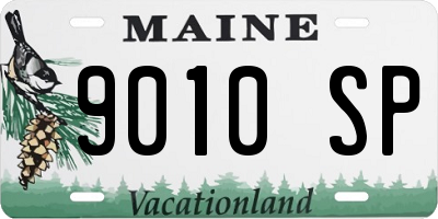 ME license plate 9010SP