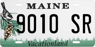 ME license plate 9010SR