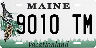 ME license plate 9010TM