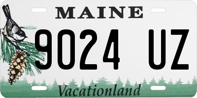 ME license plate 9024UZ