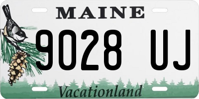 ME license plate 9028UJ