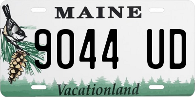 ME license plate 9044UD