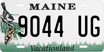ME license plate 9044UG
