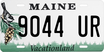 ME license plate 9044UR