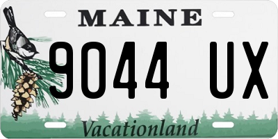 ME license plate 9044UX
