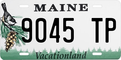 ME license plate 9045TP