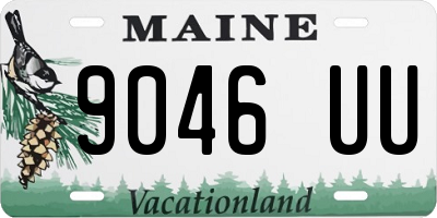 ME license plate 9046UU